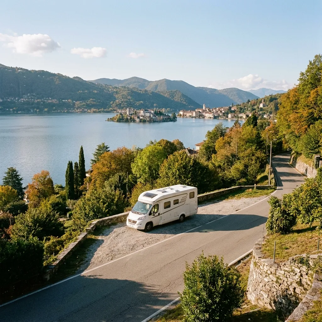 Camper trip to Lake Orta