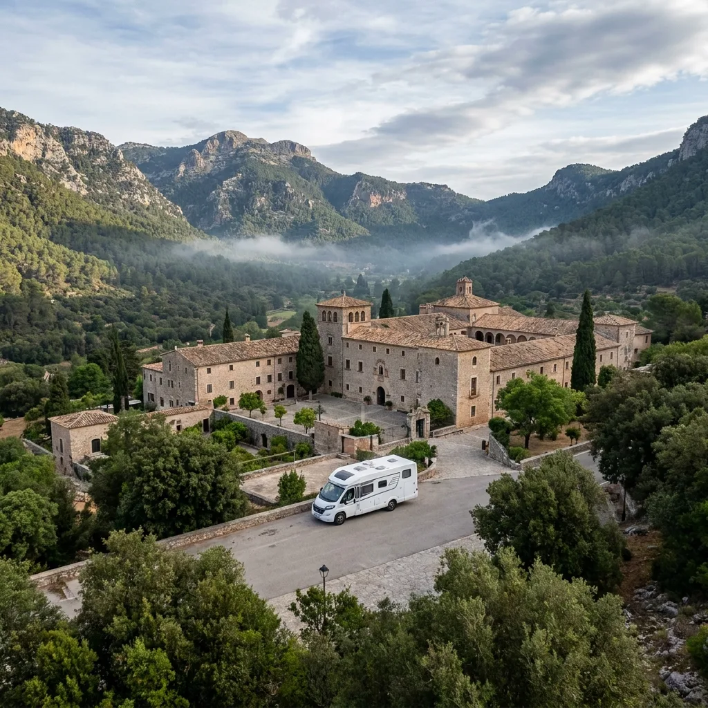 Camper trip to Lluc (monastery), Mallorca