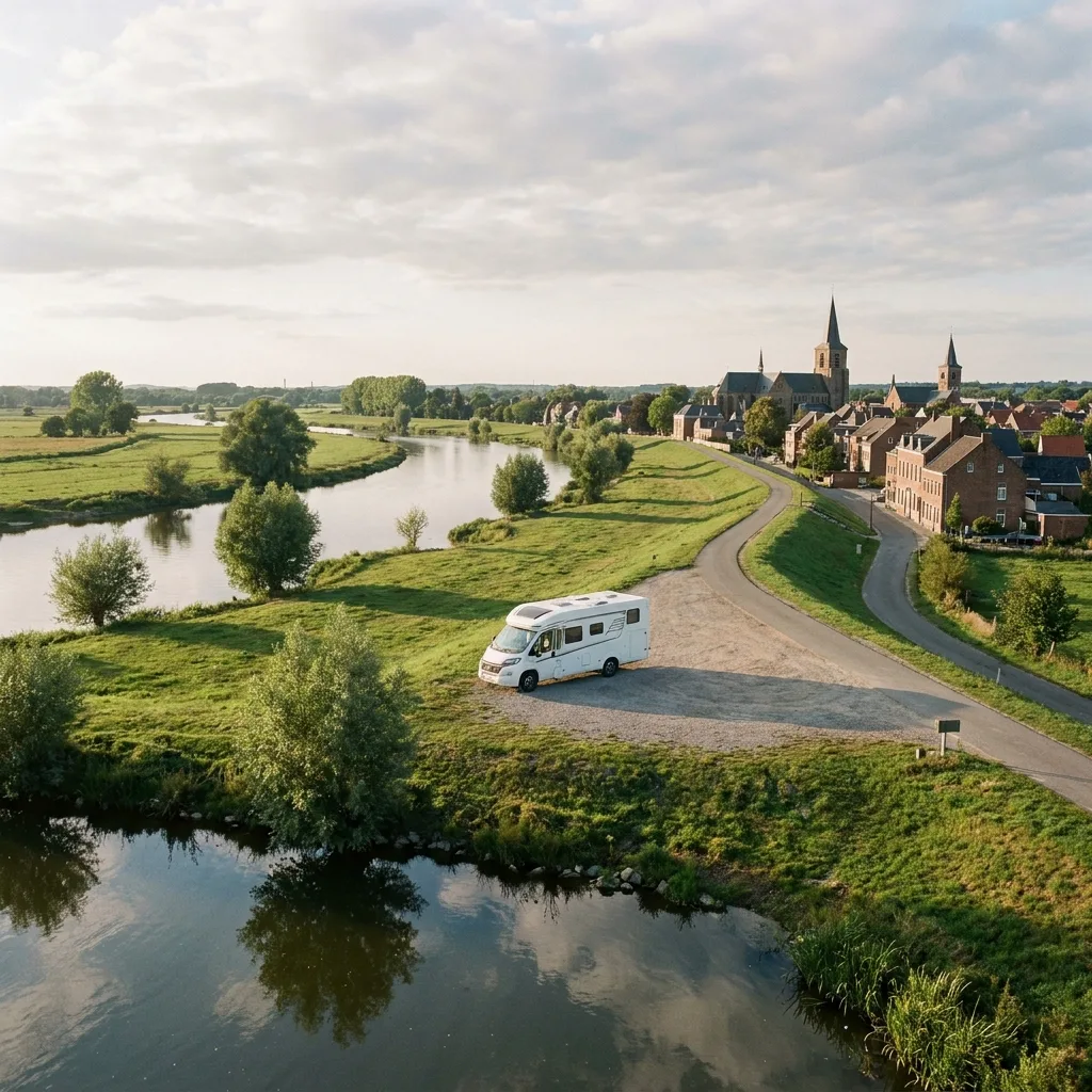 Wohnmobilreise nach Maastal, Belgien