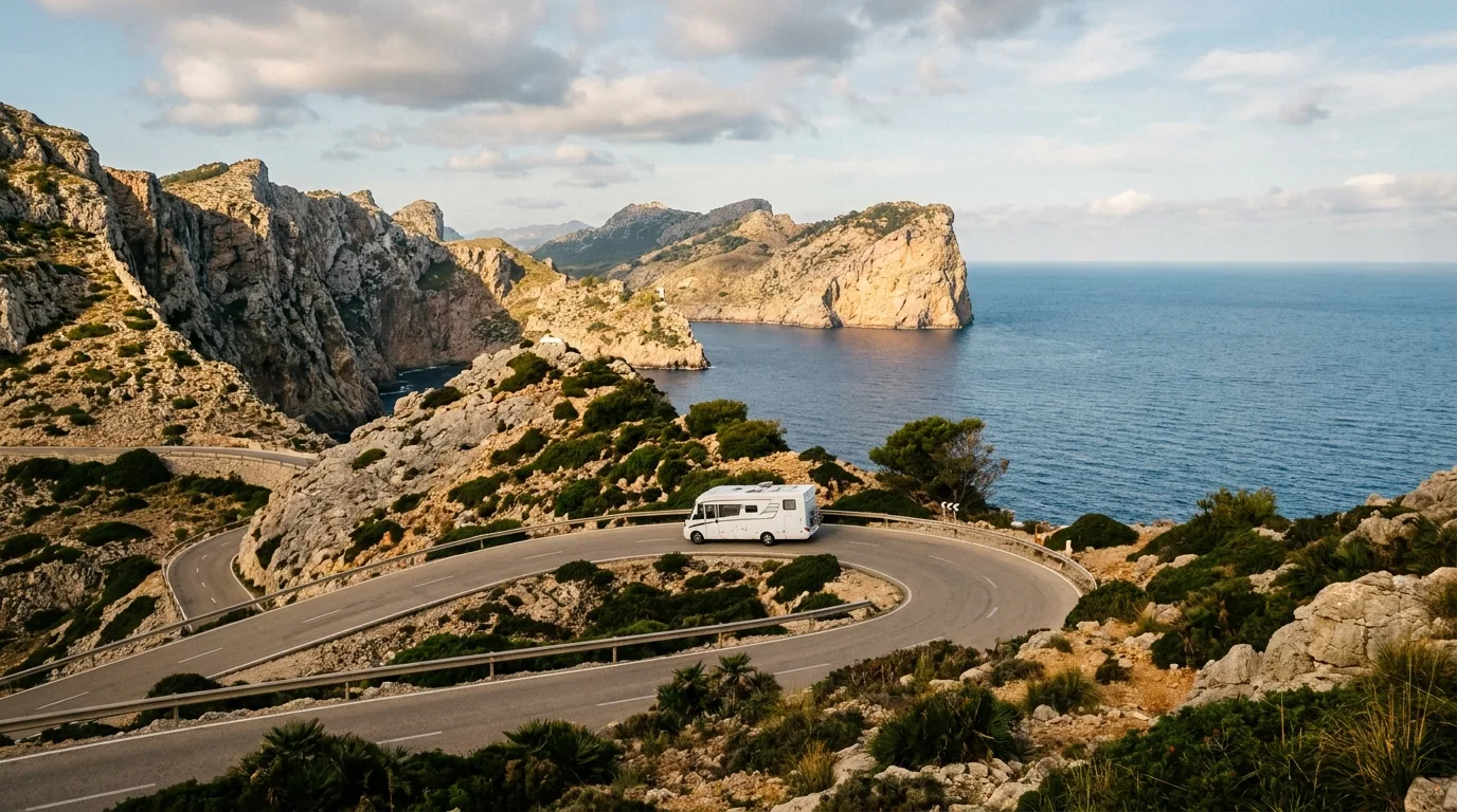 Camper route Northern Mallorca - Tramuntana, Formentor and the Bay of Alcúdia