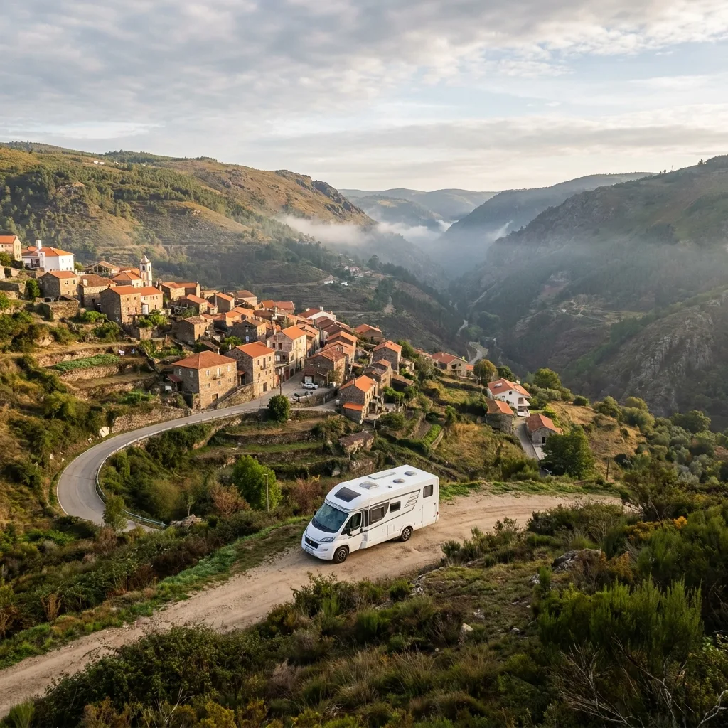 Camper trip to Manteigas, Portugal