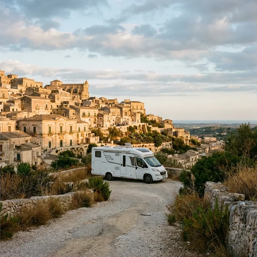 Camper trip to Modica