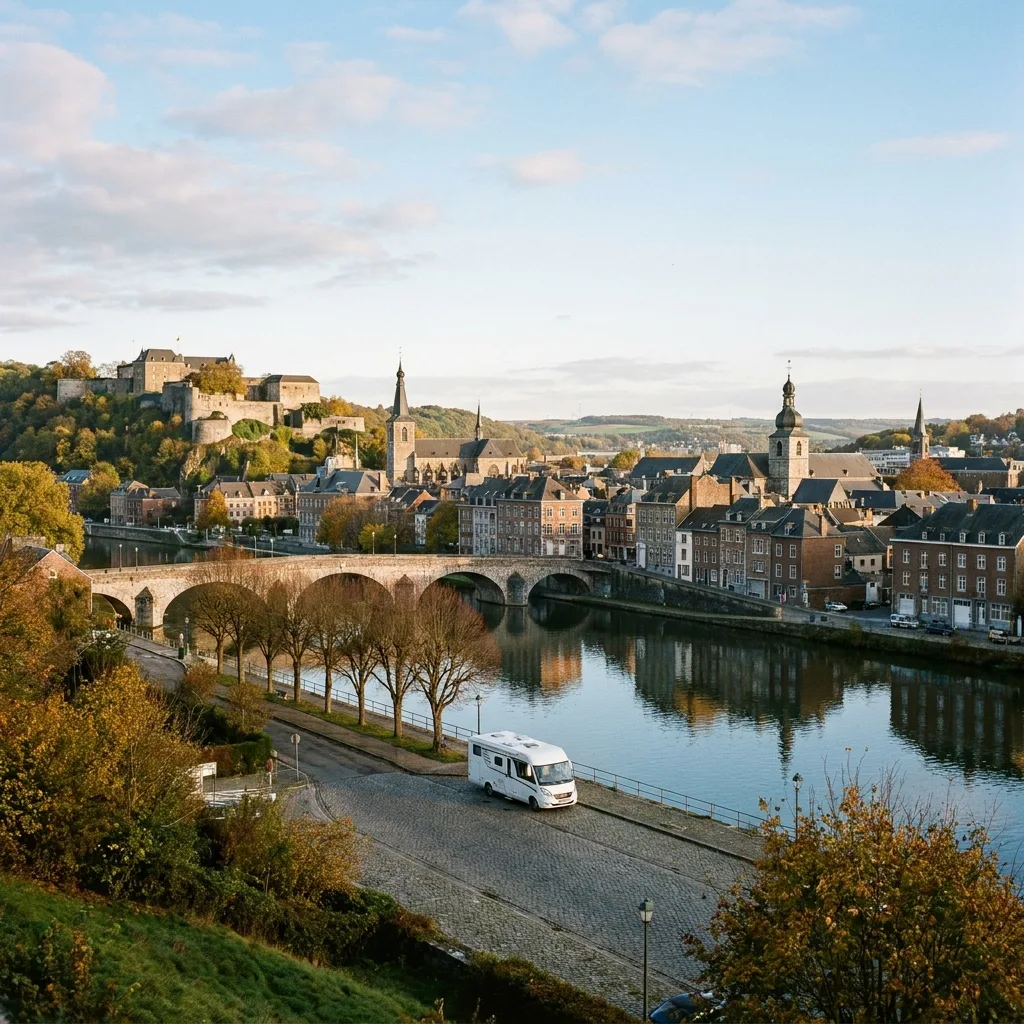 Camper trip to Namur, Belgium