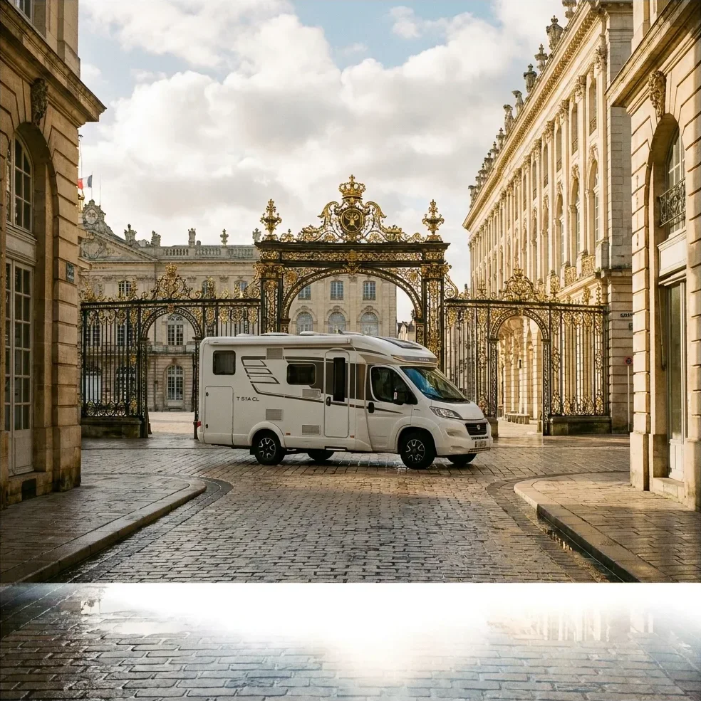 Camperreis naar Nancy, Frankrijk