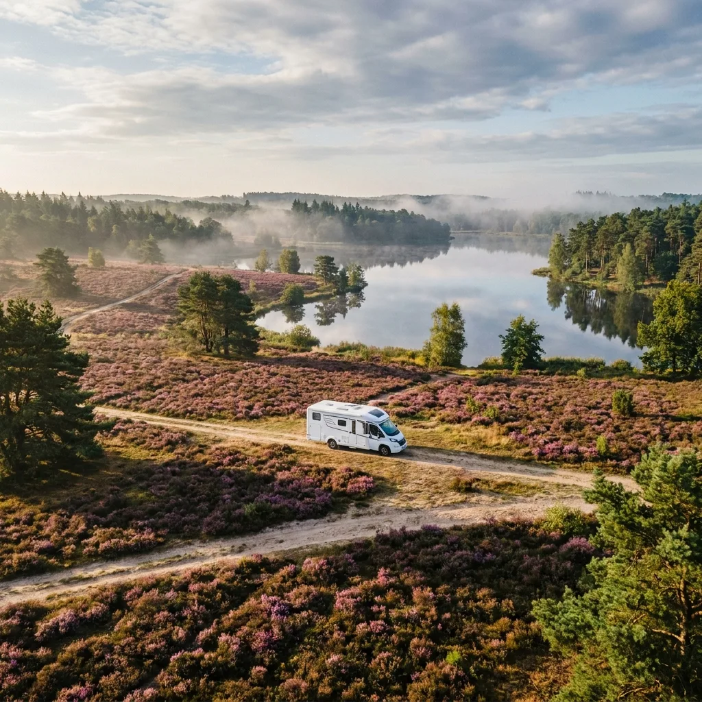 Wohnmobilreise nach Nationalpark Hoge Kempen, Belgien