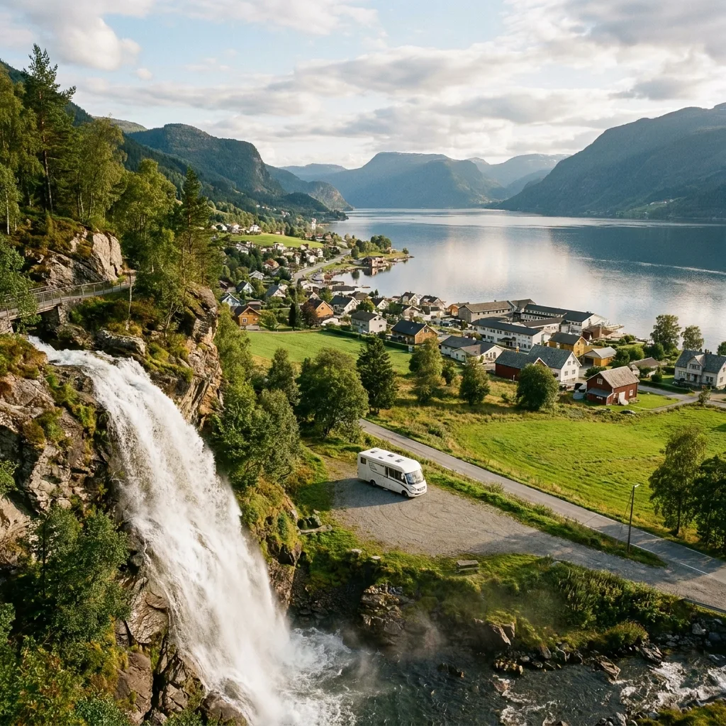 Camper trip to Norheimsund & Steinsdalsfossen, Norway