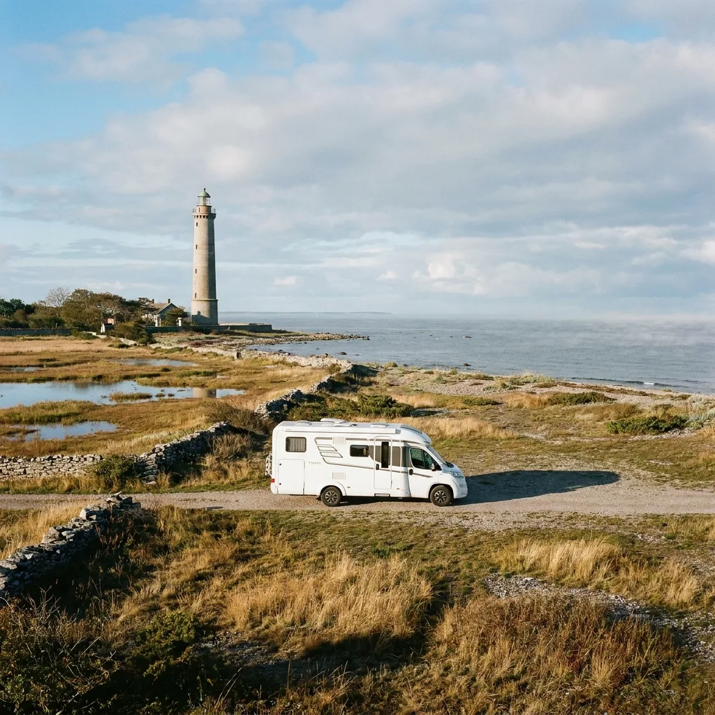 Camperreis naar Ottenby (Zuid-Öland), Zweden