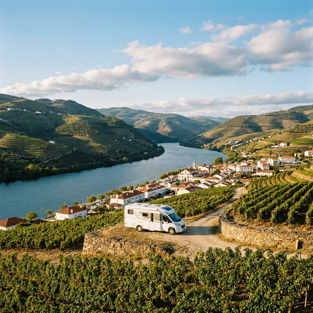 Camper trip to Peso da Régua, Portugal