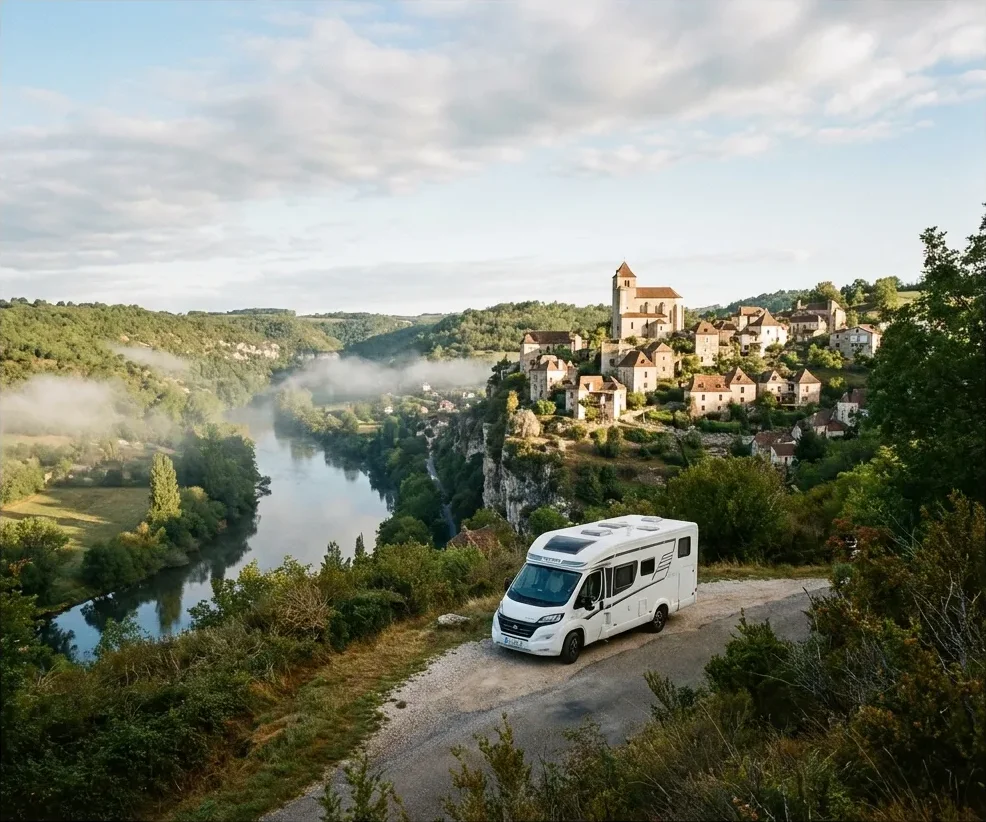 Camperreis naar Saint-Cirq-Lapopie & Lot-vallei, Frankrijk