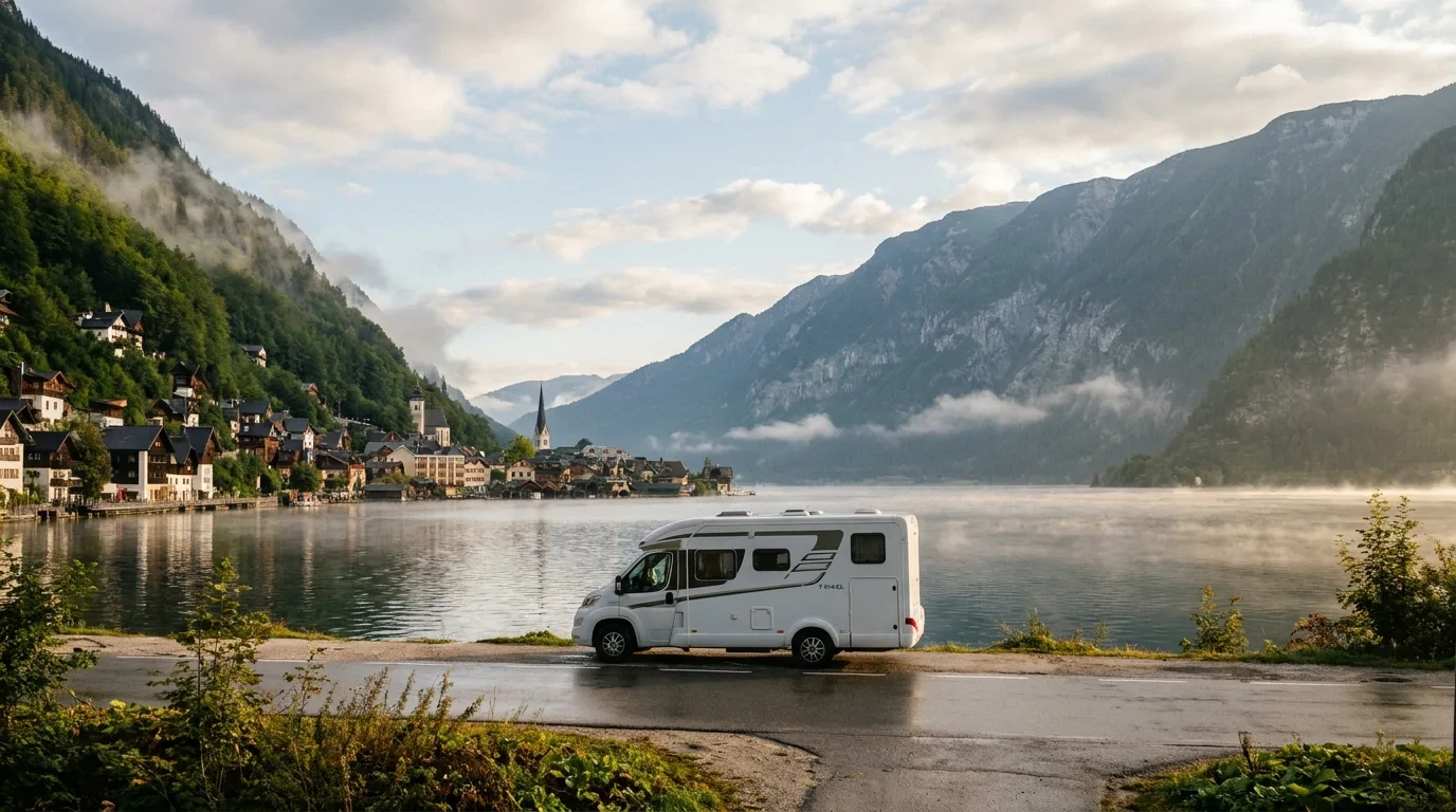 Campervan road trip Salzkammergut: Lakes, Hallstatt and Imperial Towns