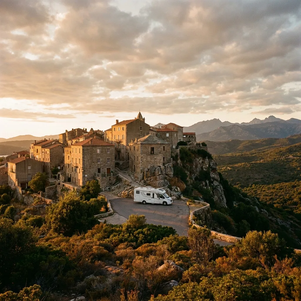 Camper trip to Sartène, Corsica