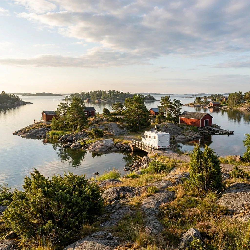 Camperreis naar Scherenroute (Nauvo), Finland