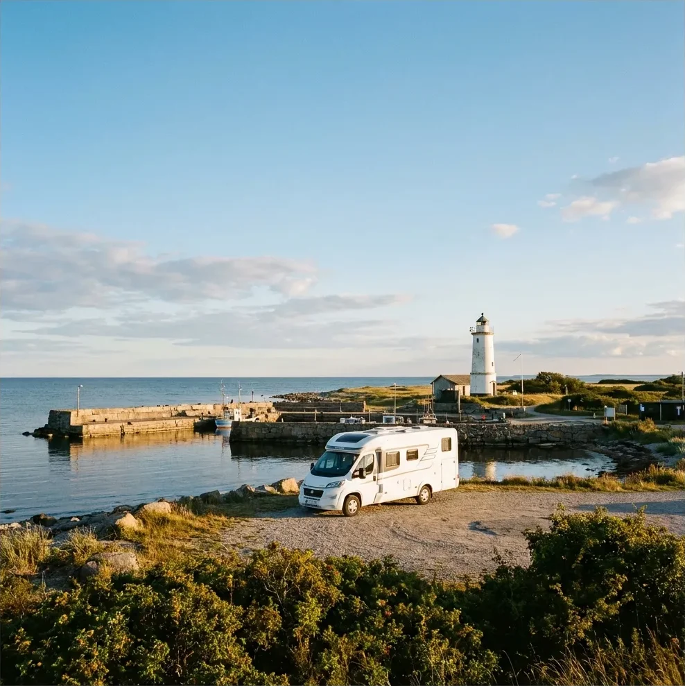 Camperreis naar Smygehuk, Zweden