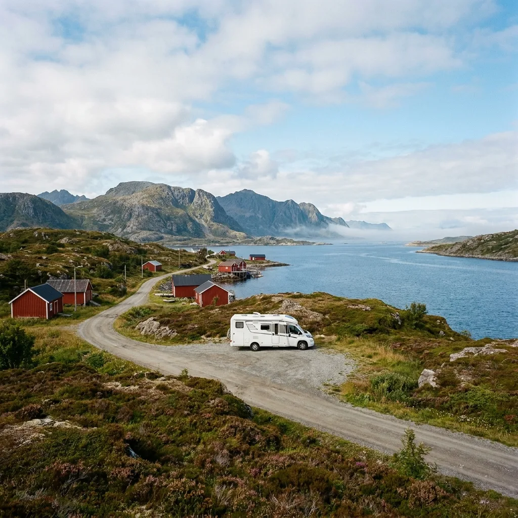 Camperreis naar Vega-eilanden, Noorwegen