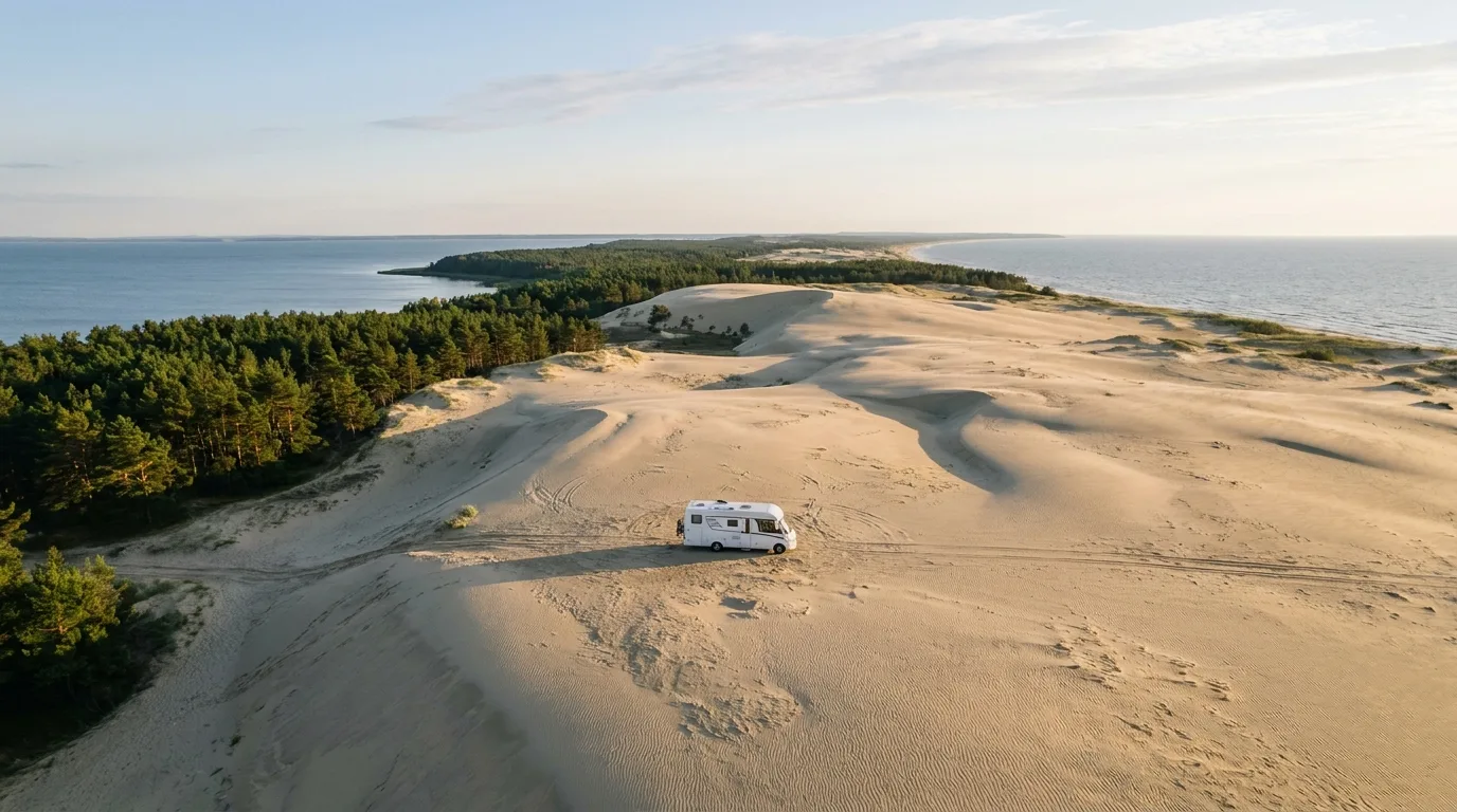 Camper route Via Baltica - from the Curonian Spit to Tallinn