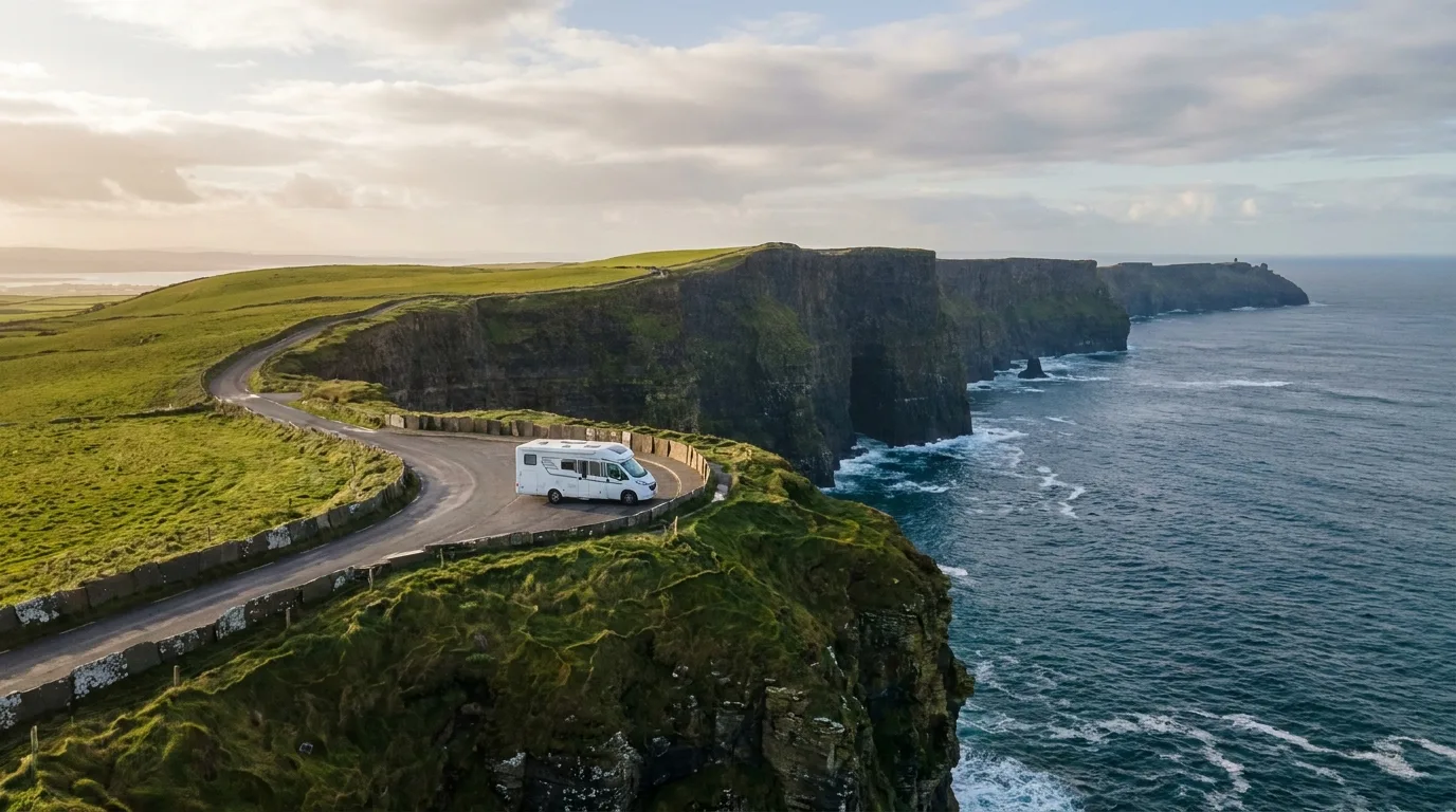 Camper route Wild Atlantic Way South - Cork, Kerry and Clare
