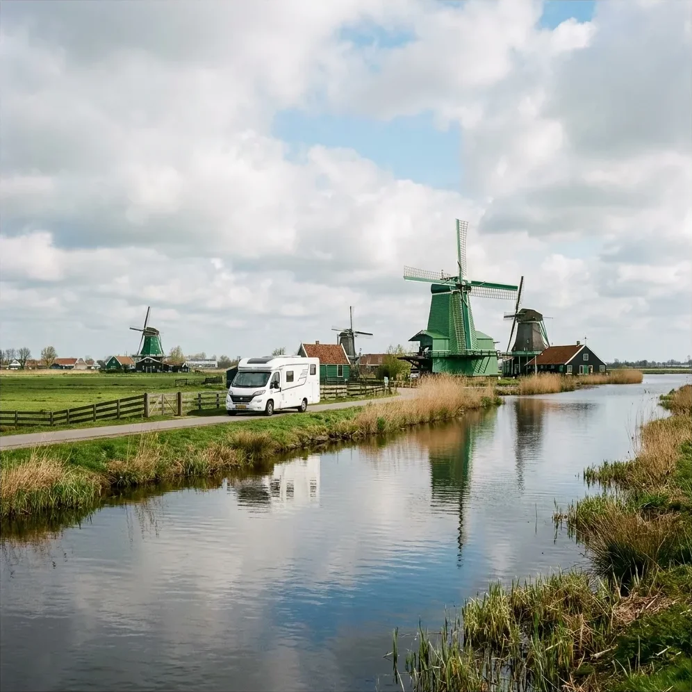 Camper trip to Zaanse Schans, Netherlands