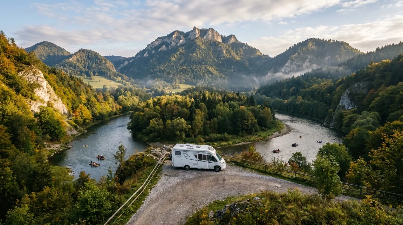 Camper route Southern Poland - Kraków, Tatra, Pieniny and Bieszczady