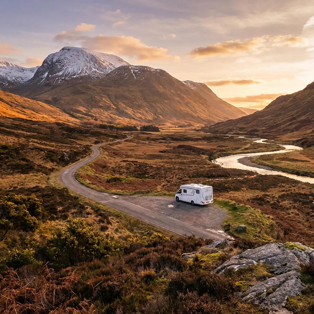 Motorhome travel photography