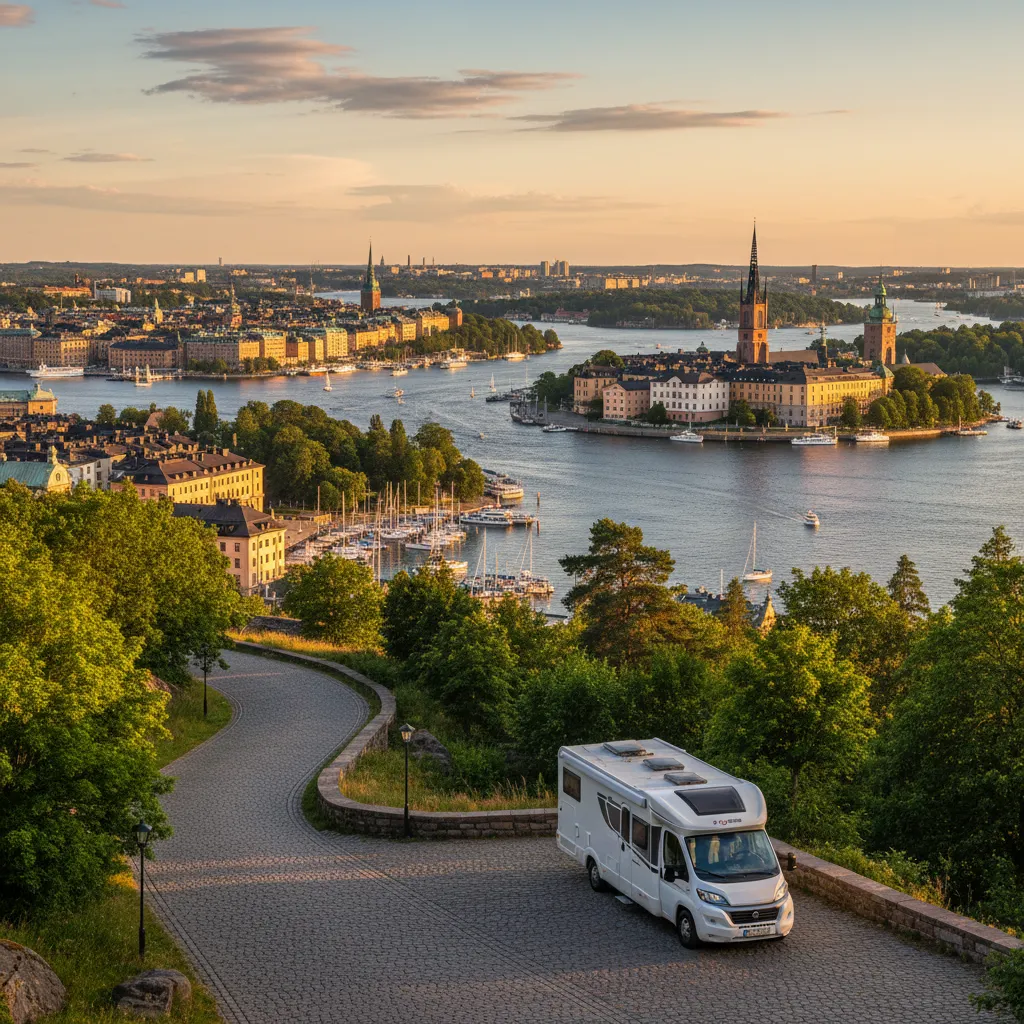 Motorhome travel photography