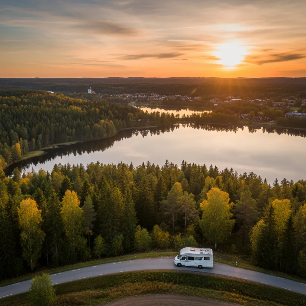 Motorhome travel photography