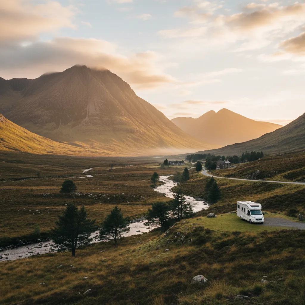 Motorhome travel photography