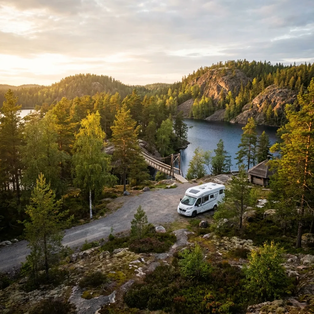 Motorhome travel photography