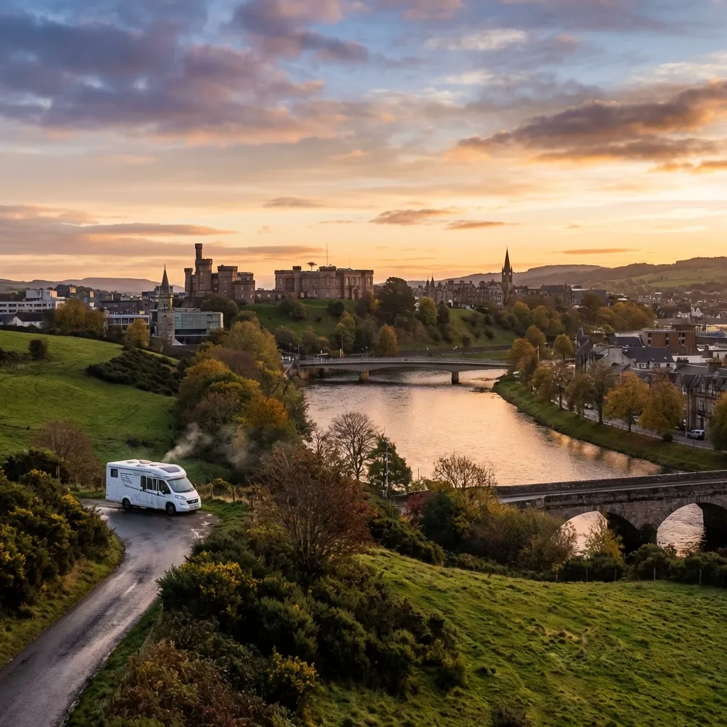 Motorhome travel photography