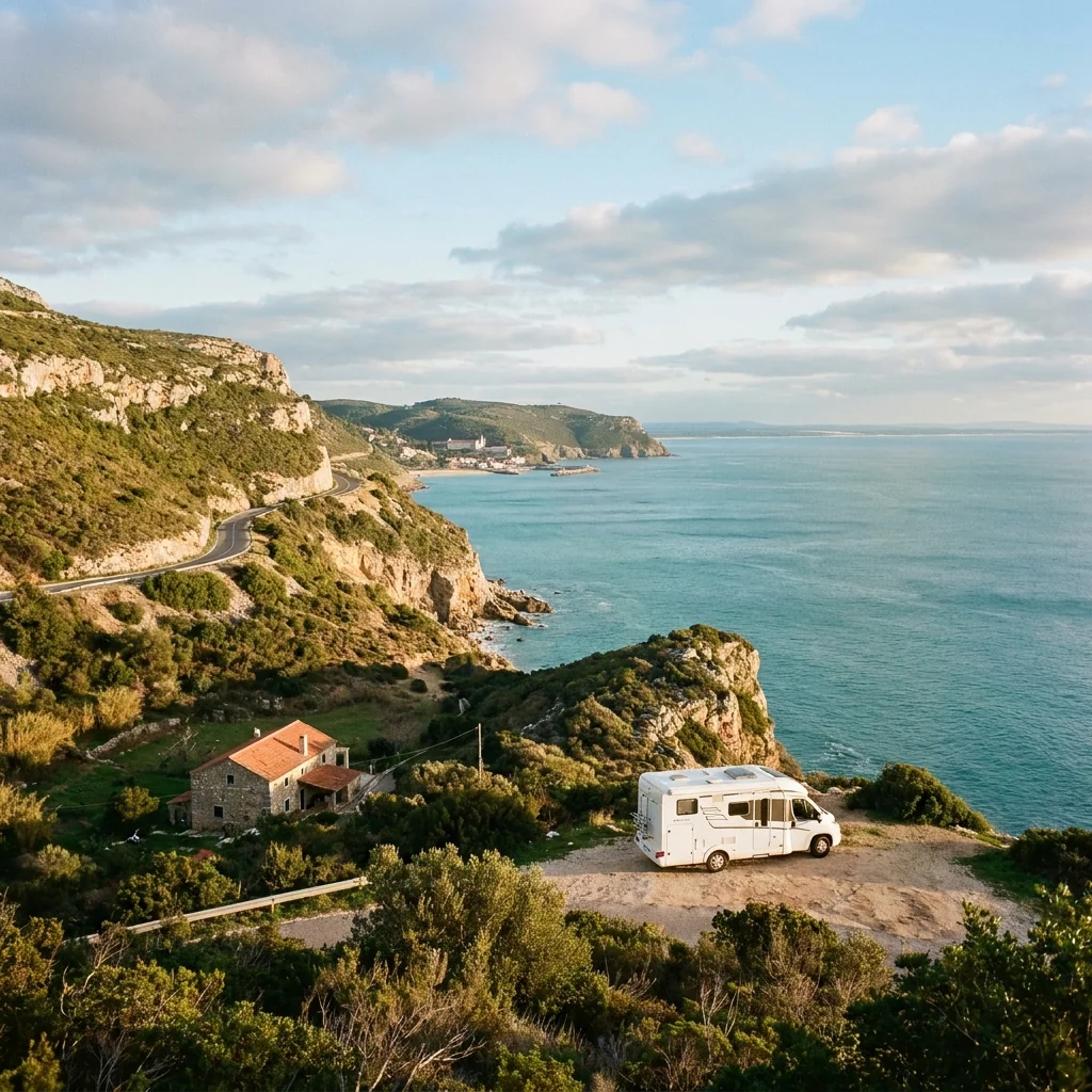 Camper trip to Serra da Arrábida, Portugal