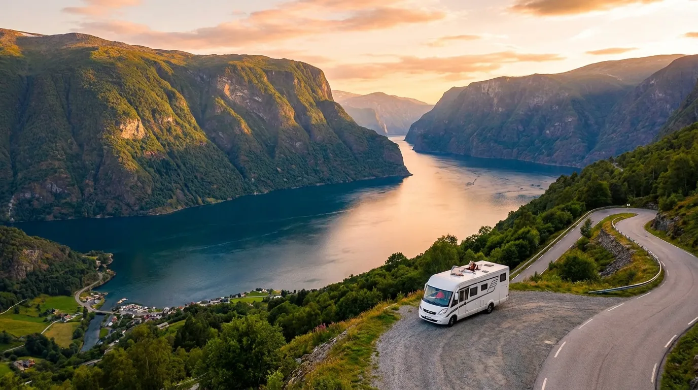Motorhome route: Short Fjord Route - Norway in a nutshell