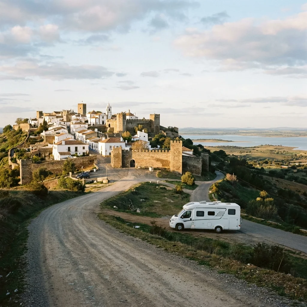 Camper trip to Monsaraz, Portugal