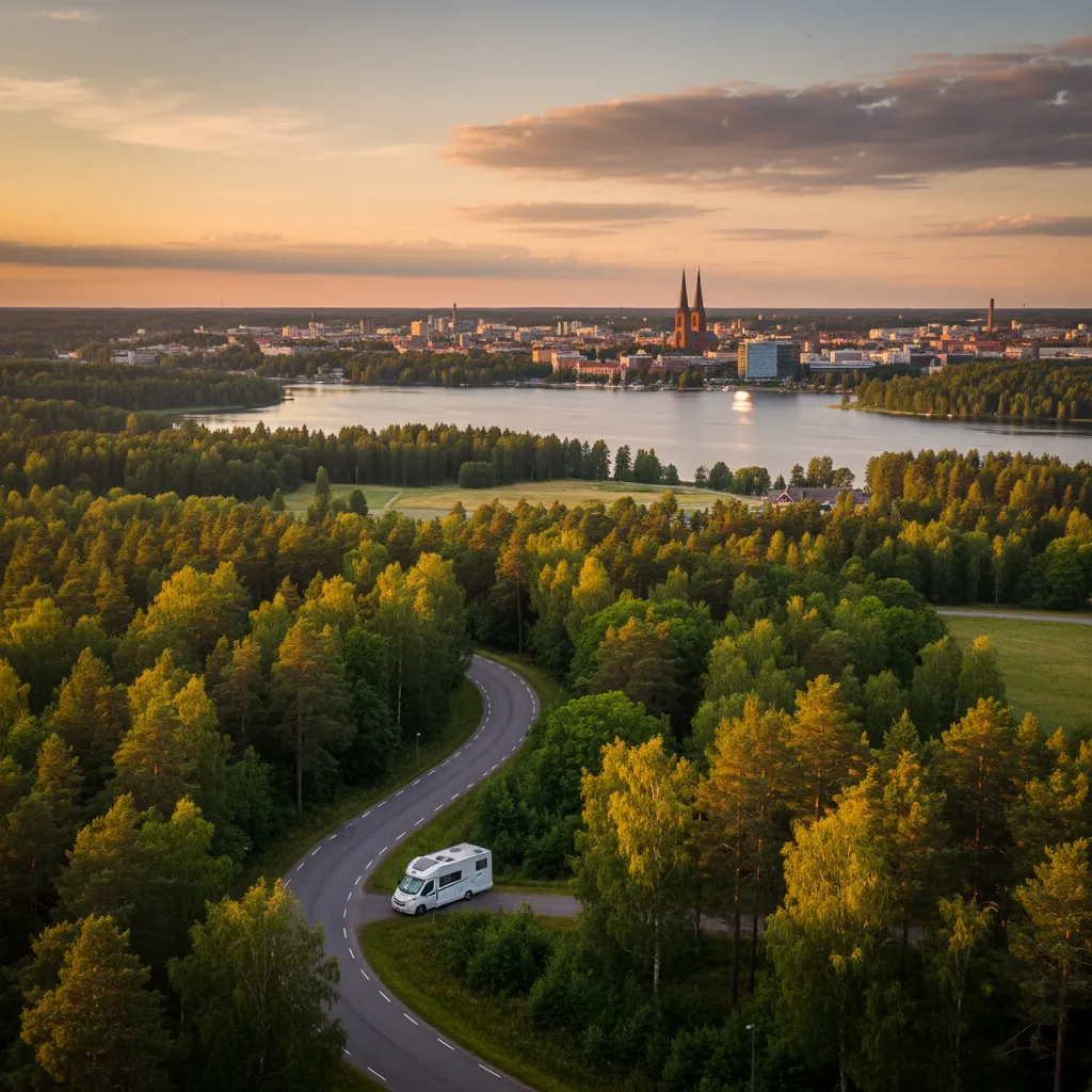 Motorhome travel photography