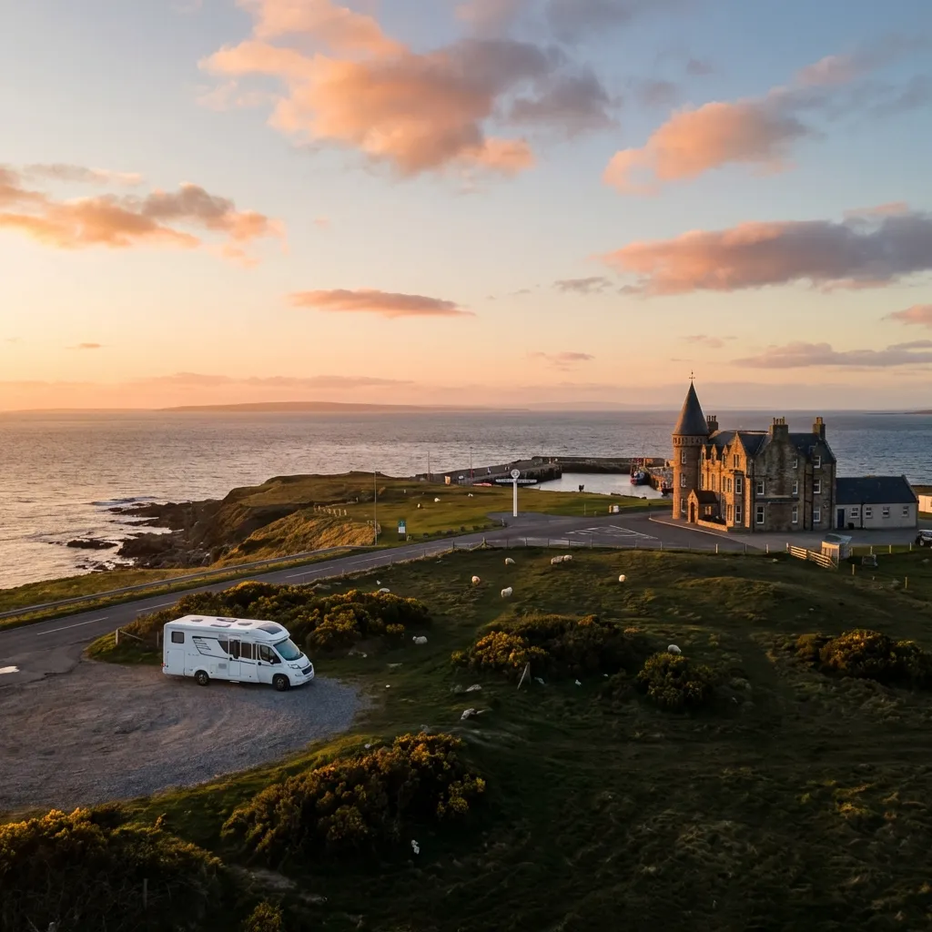 Motorhome travel photography