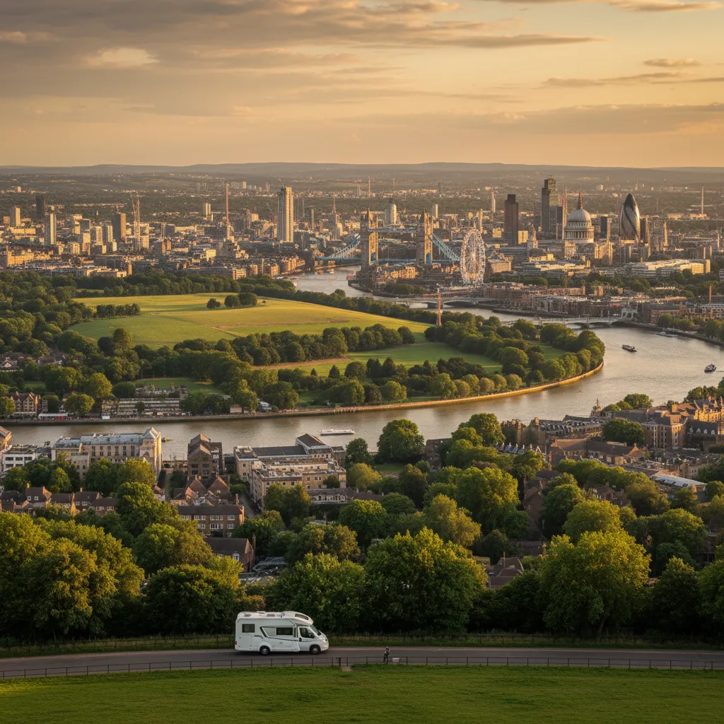 Motorhome travel photography