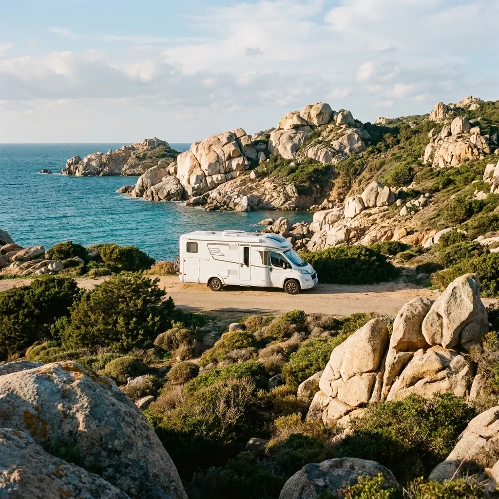 Camper trip to Capo Testa,