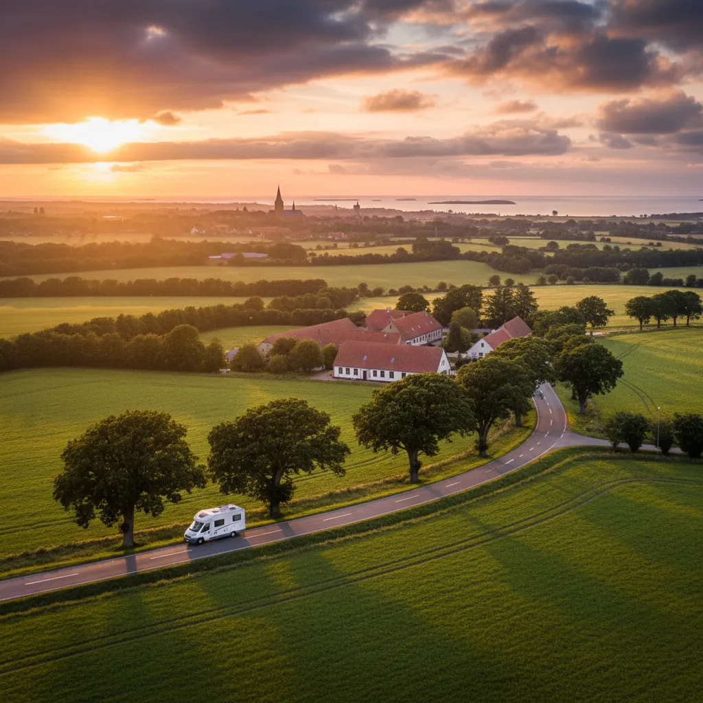 The island of Funen in Denmark — picturesque fairytale island with half-timbered houses and castles