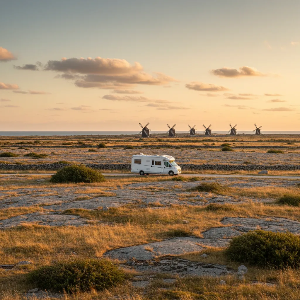 Motorhome travel photography