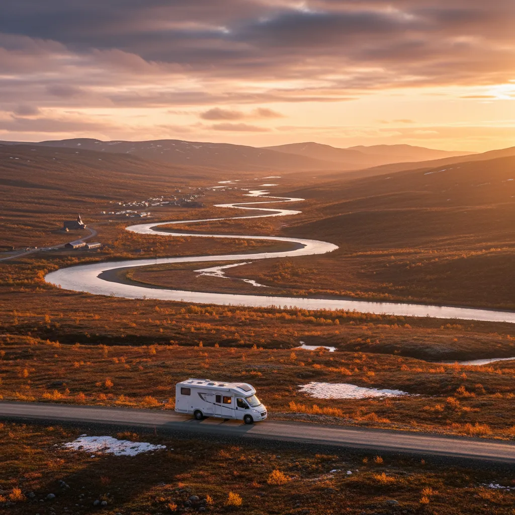 Motorhome travel photography