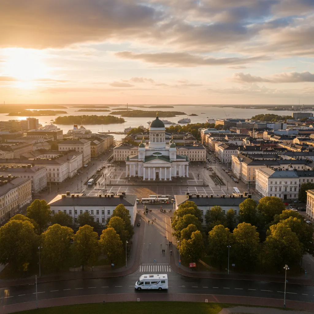 Helsinki — starting point for a campervan trip through Finland
