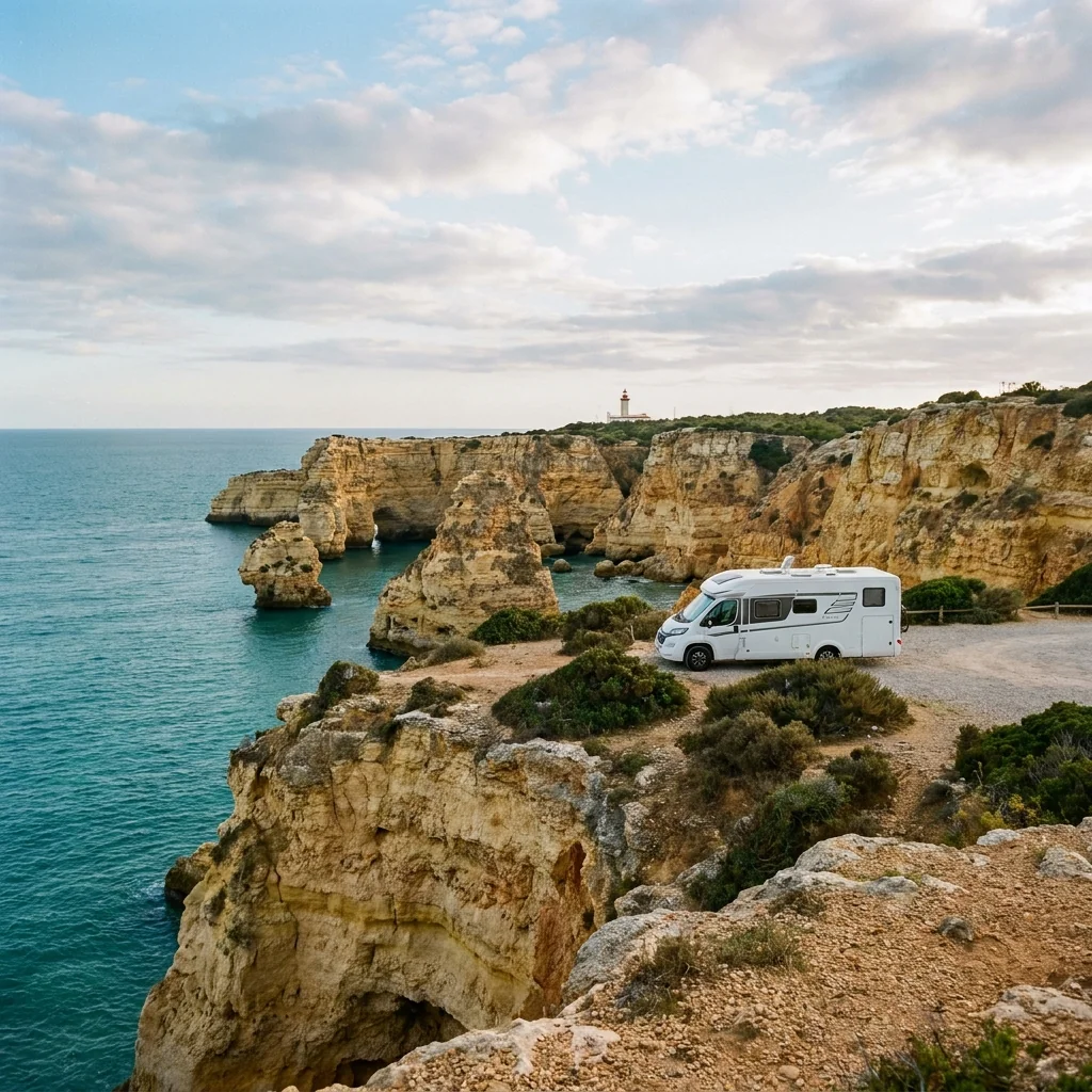 Camper trip to Ponta da Piedade, Portugal