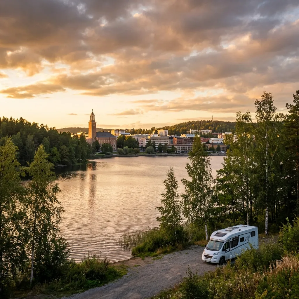 Motorhome travel photography