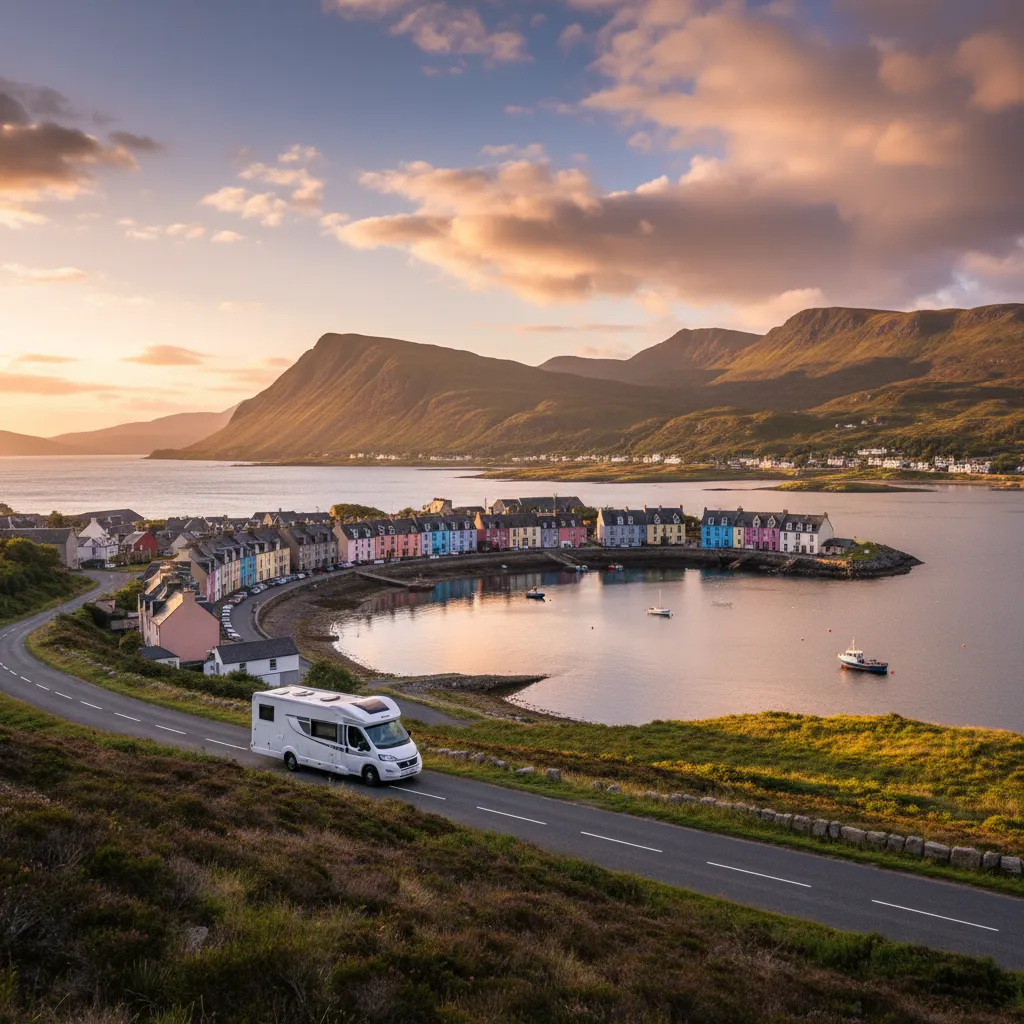Motorhome travel photography