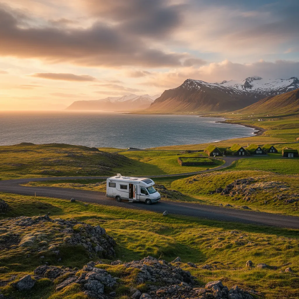 Motorhome travel photography