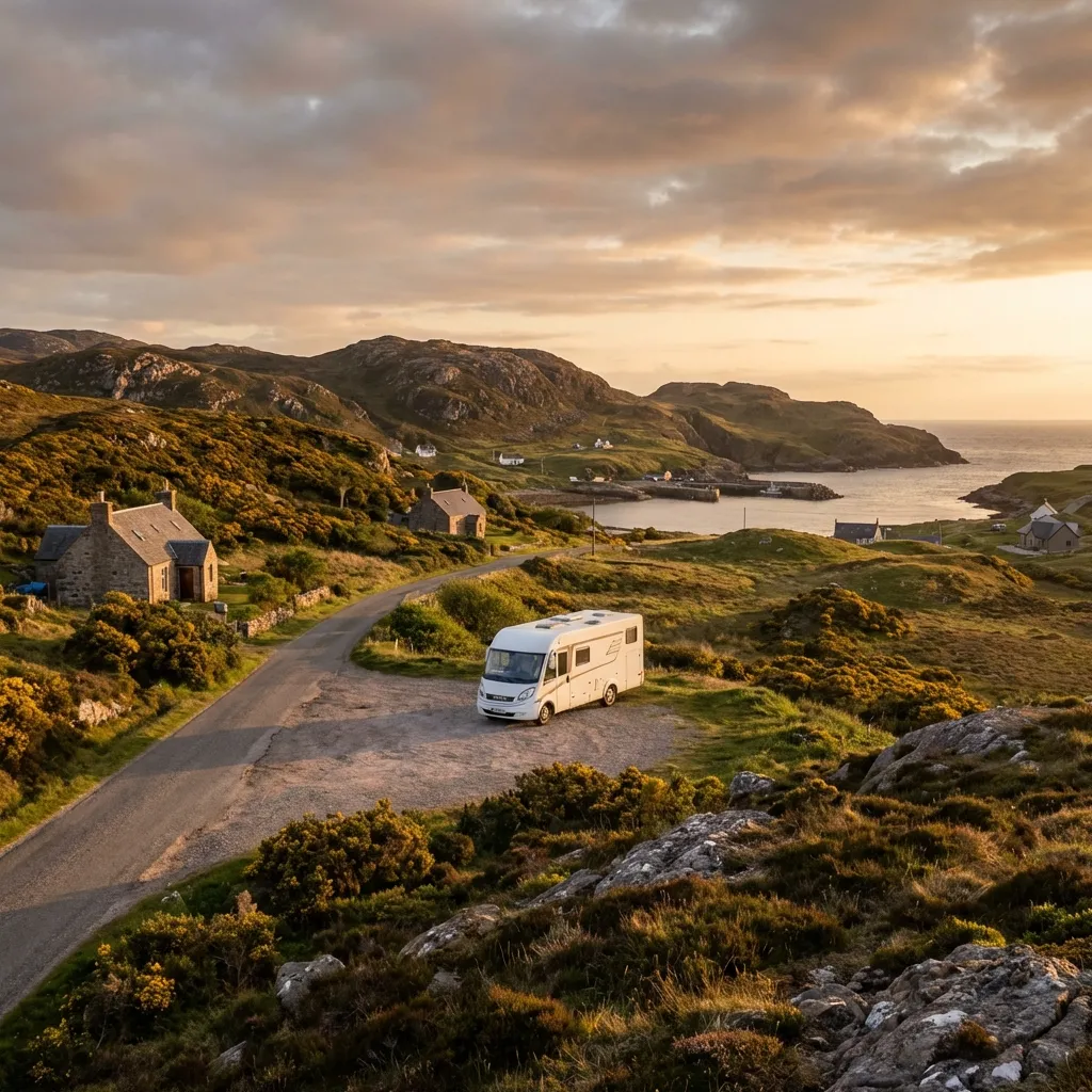 Motorhome travel photography