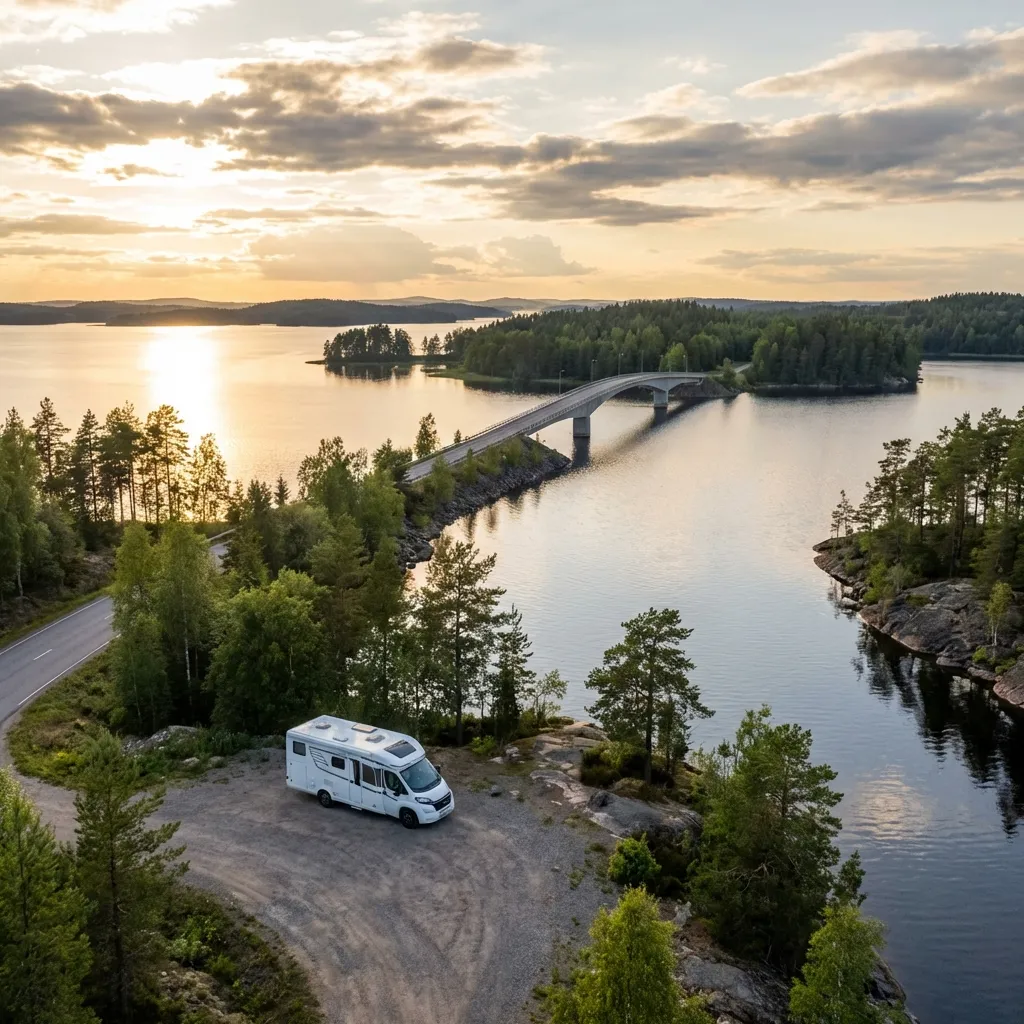 Motorhome travel photography