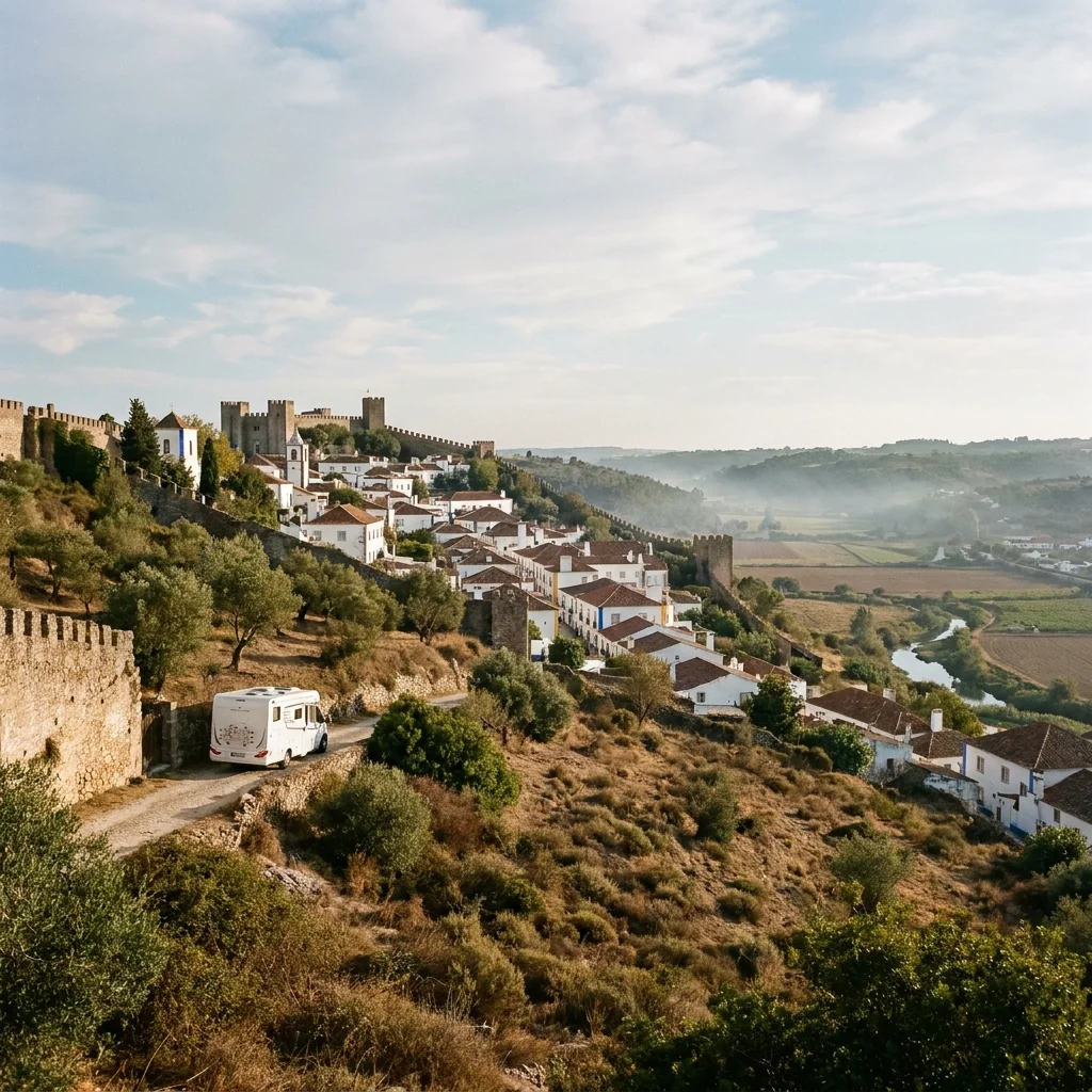 Camper trip to Óbidos, Portugal