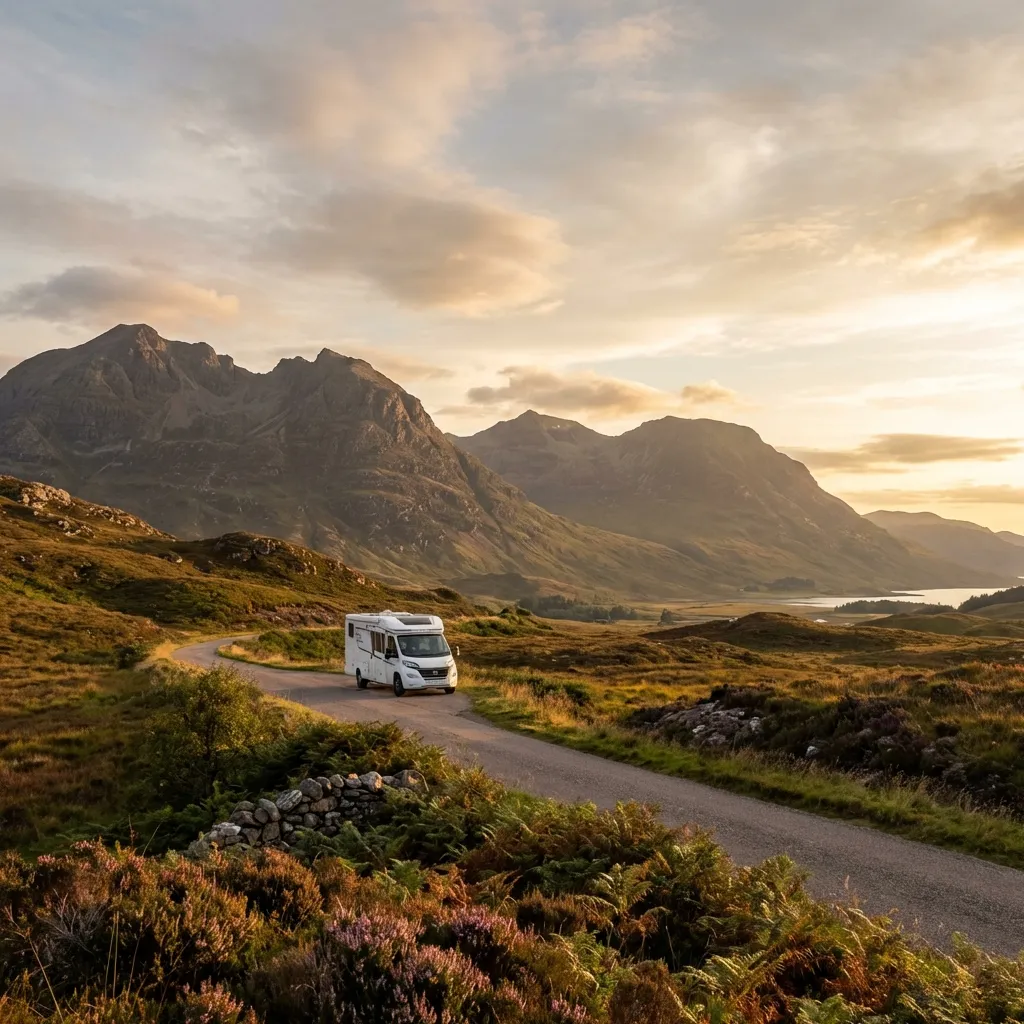 Motorhome travel photography