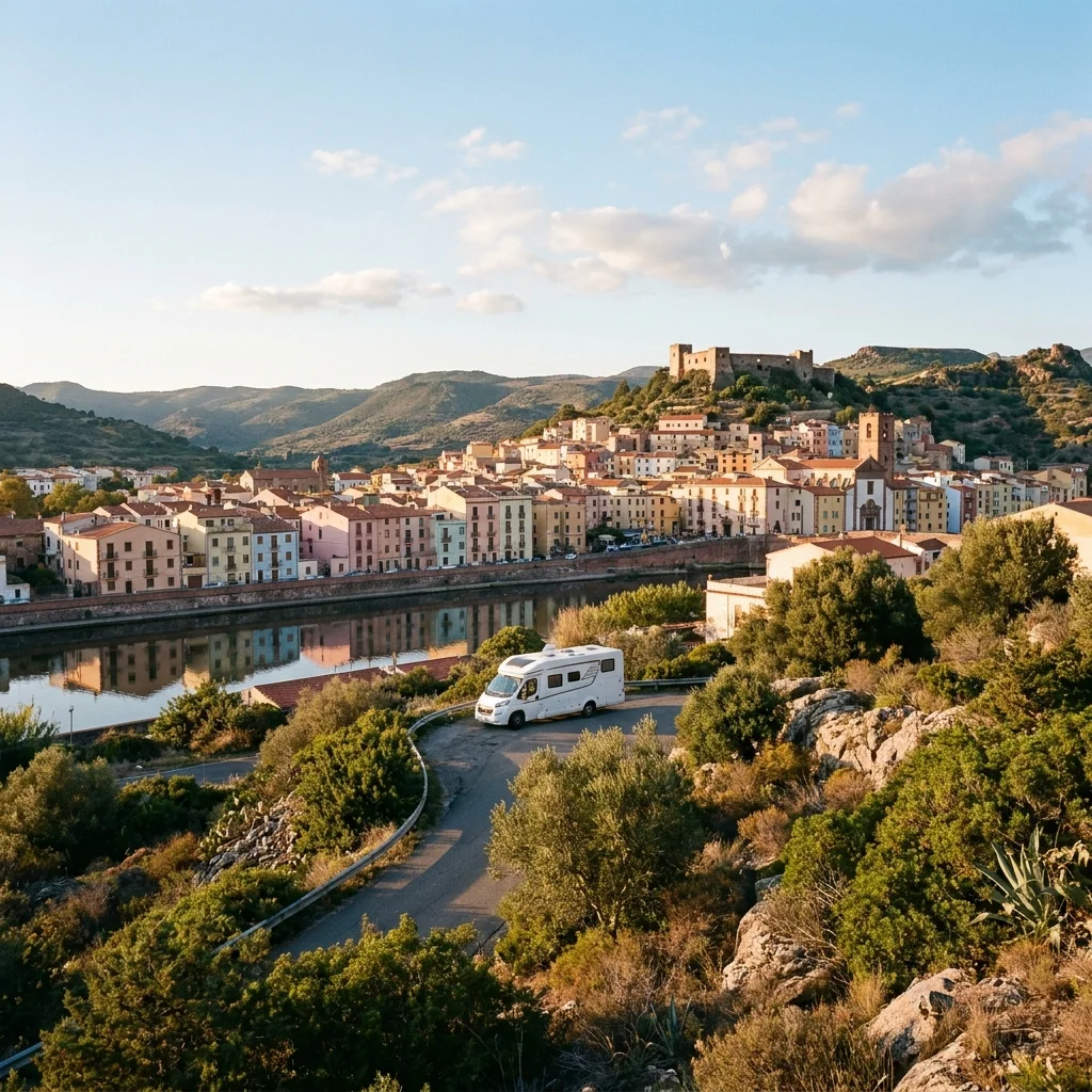 Camper trip to Bosa,