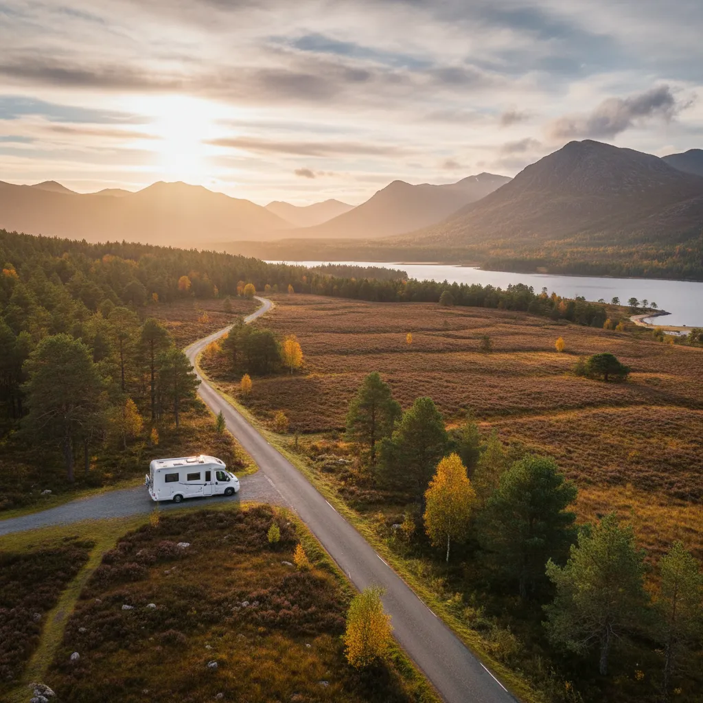 Motorhome travel photography