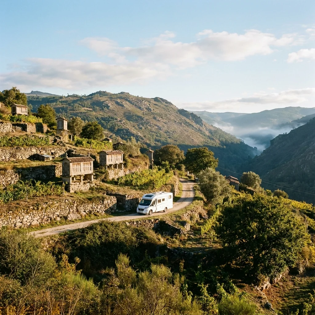 Camper trip to Soajo, Portugal